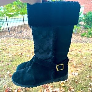 Coach boots 🖤